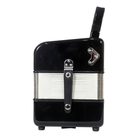 Moretti Milan Blk Acordeón De Botones Tono Sol Funda Correas