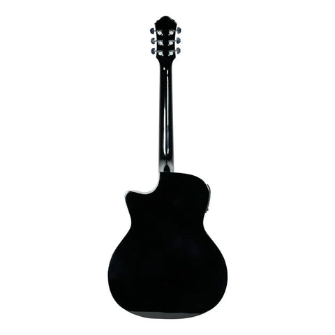 Guitarra Electroacústica  La Sevillana Ga-320ceq Blk Negro Diestro