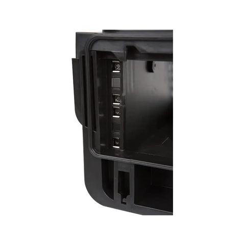 Estuche De Rack Con Ruedas Y Mango De Tracción Resistente Negro