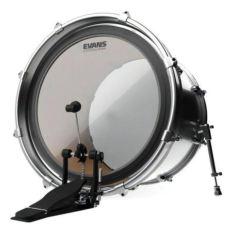 Evans Bd22emad Parche Bombo Golpe Evans 22 Transparente Negro/blanco