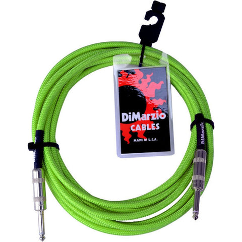 Cable P/instrumento 5.4 M Verde Neon Dimarzio Ep1718 Gnn