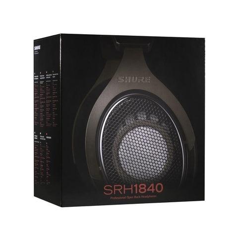 Audifonos Originales Diseño Abierto, Shure Srh1840 Negro