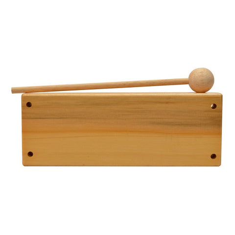New Beat T-23a Redoba Block De Madera Tono Alto Con Baqueta