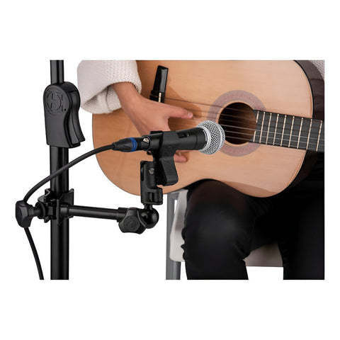 Hércules Dg137b Soporte Para Micrófono Platillo Instrumentos Color Negro