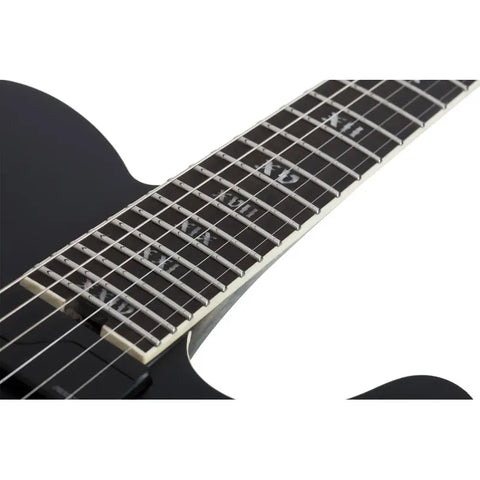 Guitarra Electrica Sólida Schecter Pt Sls Elite Evil Twin Diestro Satin Black Ébano