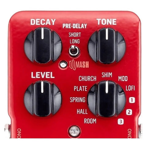 Pedal Para Guitarra Tc Electronic Hall Of Fame 2 Reverb Rojo