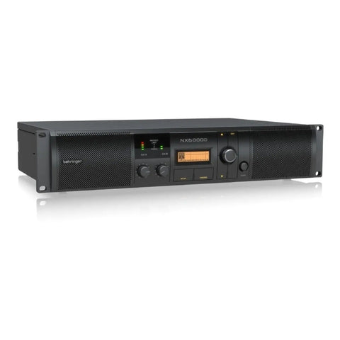 Amplificador De Potencia De 6000w, Behringer Nx6000d Negro 6000 W
