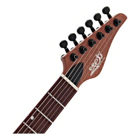 Guitarra Eléctrica 6 Cuerdas Jet Guitars Js-501 Satin Black Color Negro Material Del Diapasón Palo De Rosa Orientación De La Mano Diestro