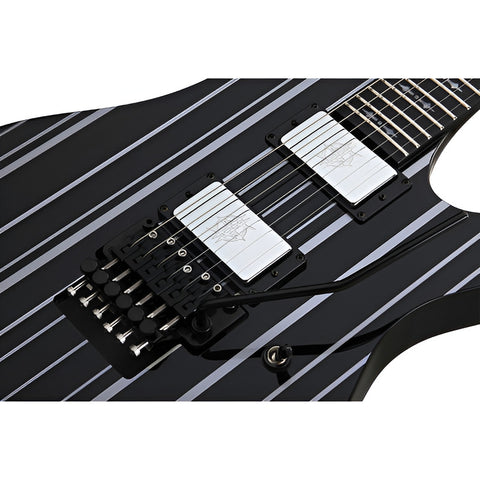 Schecter Synyster Custom Guitarra Eléctrica Floyd Rose Msi Color Negro