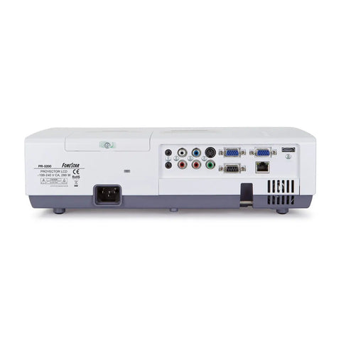 Proyector Lcd Con Lámpara Halógena Xga Fonestar Pr-5200 Blanco