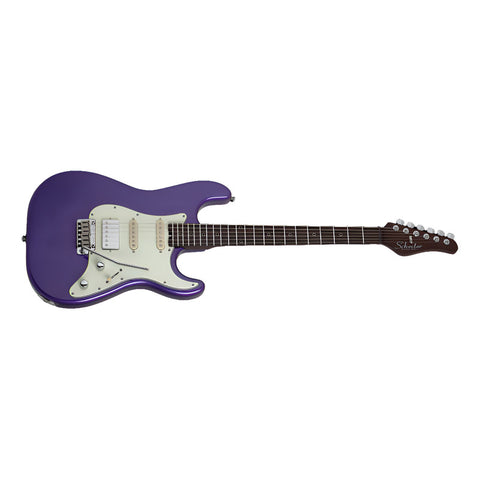 Guitarra Schecter Nick Johnston Trad 10 Anniversary Violet Diestro Lila Ébano