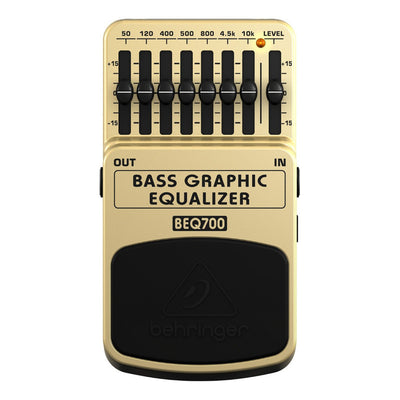 Pedal Ecualizador De 7 Bandas P/ Bajo, Behringer Beq-700