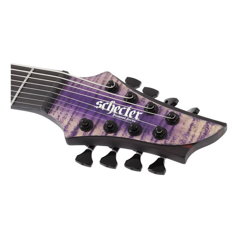 Guitarra Schecter Elect. John Browne Tao-8 Ozone Burst Diestro Violeta Ébano