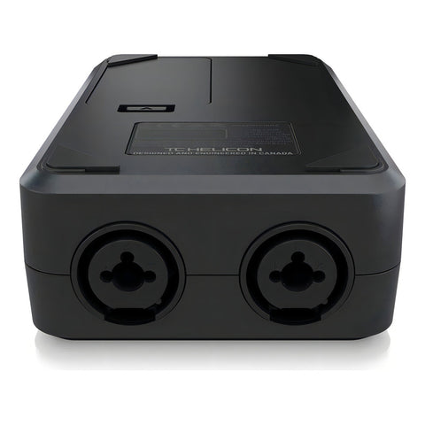 Tc Helicon Go Twin Interfaz De Audio / Midi 2 Ch Hd Portátil Color Negro