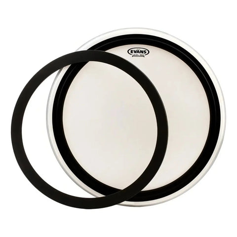 Parche Evans 22 Pulgadas Drumheads Emad2 Bd22emad2 Transparente Transparente/negro