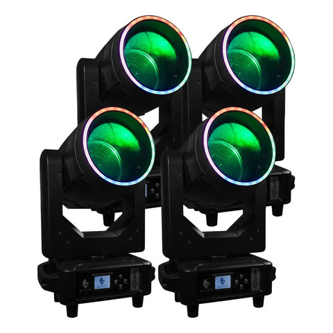 Luz De Escenario Led Cabezal Móvil Alienpro 44-kit8rmini Luces Color Arcoíris, Blanco, Rgb