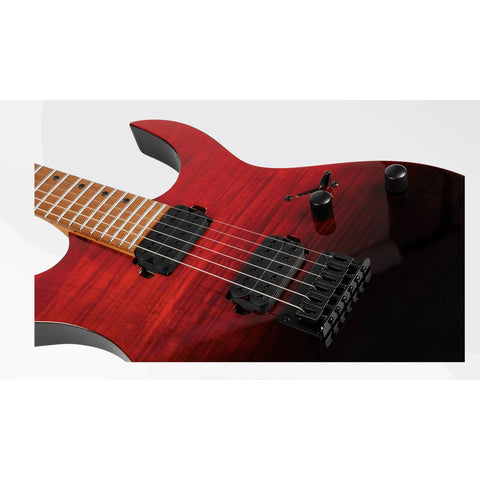 Guitarra Eléctrica 6 Cuerdas Spira Guitars S-450 Trans Red Diestro Rojo