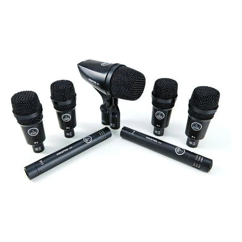 Microfonos Akg Drum Set Session I Paquete Para Bateria Meses Negro