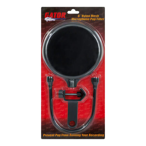 Filtro Antipop Para Micrófono Frameworks Gm-pop Nylon 6  Con Brazo