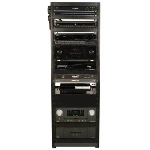 Rack Metalico Tipo Esqueleto 20 U Sanus Cfr1620-b1 Negro