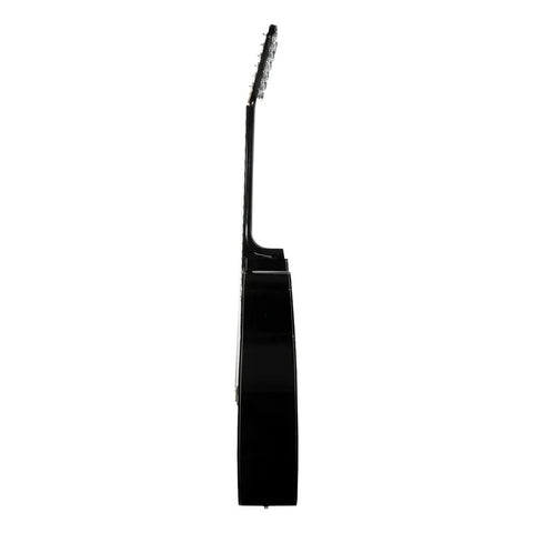 La Sevillana Guitarra Electroacústica Ju-1200ceq Negro Material Del Diapasón Maple Orientación De La Mano Diestro
