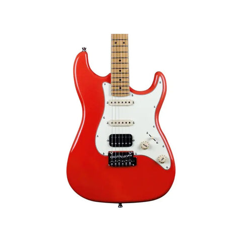 Guitarra Electrica Coral Red Jet Guitars Js400 Diestro Rojo Palo De Rosa