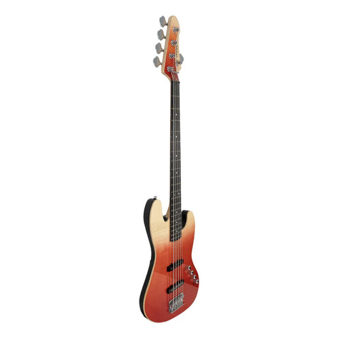 Bajo Eléctrico Mars Jb-5 Deluxe Activo  5 Cuerdas Red Diestro Red