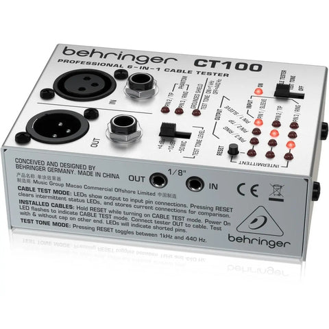 Probador Cables Behringer Ct-100
