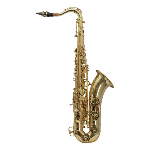 Saxofon Laqueado Tenor Con Estuche Maxima Kfts-100g Dorado