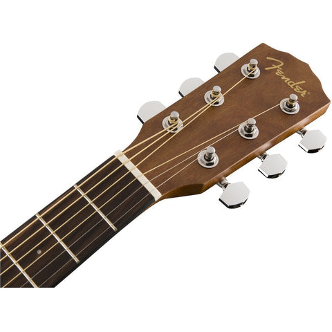 Guitarra Acústica Natural De Tamaño 3/4 Fender Fa-15 Natural Diestro