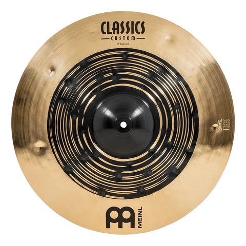 Platillo Crash Bronce 19 Pulgadas Classics Batería Color Dorado Meinl Cc19duc