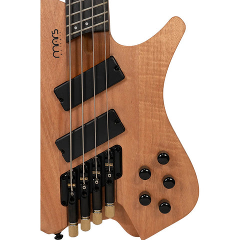 Bajo Mars Eléctrico Headless 4 Ms 4 Cuerdas Natural Satin Diestro Natural