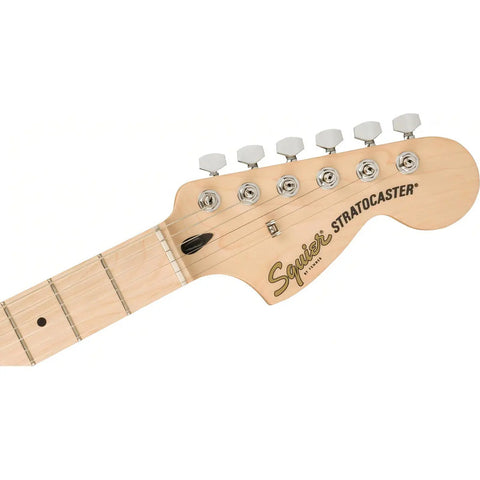 Guitarra Eléctrica Squier By Fender Affinity Series Stratocaster De Álamo Black Brillante Con Diapasón De Arce Diestro