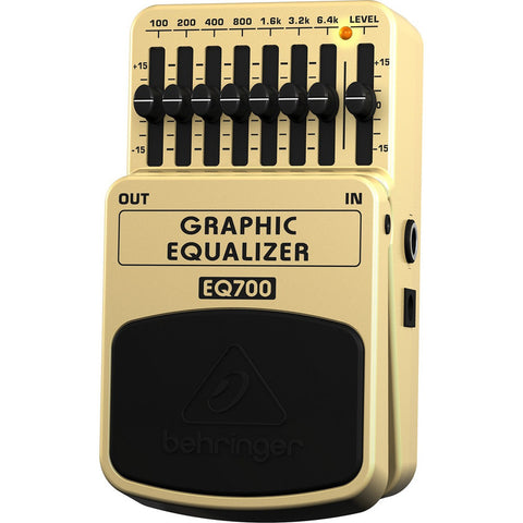 Pedal Guitarra Ecualizador Gráfico 7 Bandas Behringer Eq700