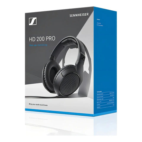 Audifonos De Diadema P/ Monitoreo, Sennheiser Hd200 Pro Negro