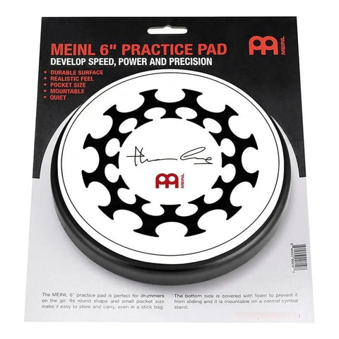 Practicador Para Bateristas 6 Pulgadas, Meinl Mpp-6-tl Blanco
