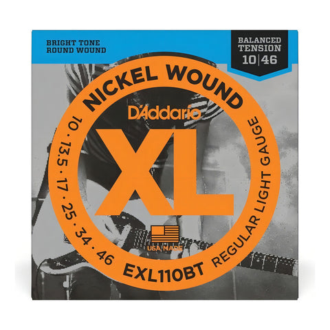 Cuerda De Guitarra D.010 D'addario Xl Nickel Exl110-bt