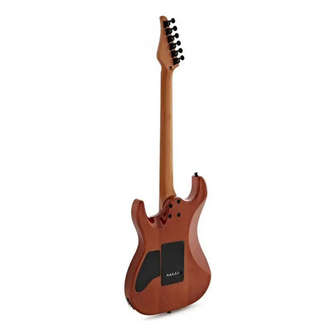 Guitarra Eléctrica Jet Guitars Js-1000v Volcano Transparente Red Para Diestros Diestro