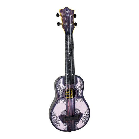 Ukelele Soprano De 15 Trastes Con Funda Flight Tus40 Mw Mandala Wood