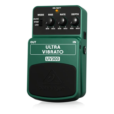 Pedal Ultra Vibrato Para Guitarra, Behringer Uv300 Verde