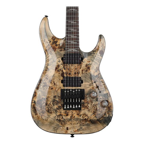 Guitarra Eléctrica Color Charcoal Schecter Omen Elite-6 Fr Diestro Charcoal Arce