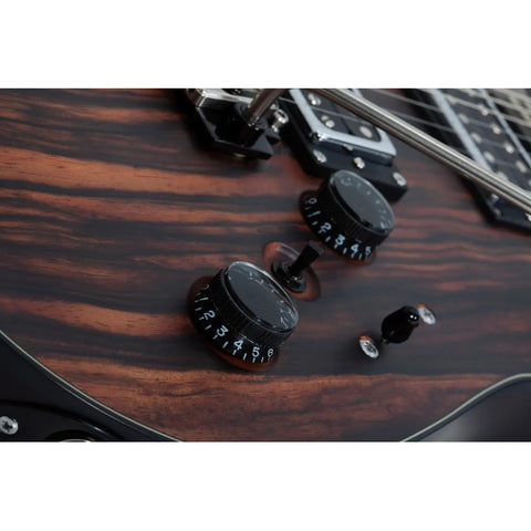 Guitarra Electrica Schecter C-1 Exotic Trem Ebony Diestro Black Cherry Palo De Rosa