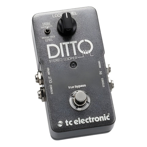 Pedal D/doble Interruptor, Tc Electronic Ditto Stereo Looper Negro