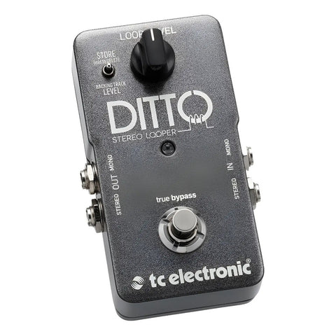 Pedal D/doble Interruptor, Tc Electronic Ditto Stereo Looper Negro