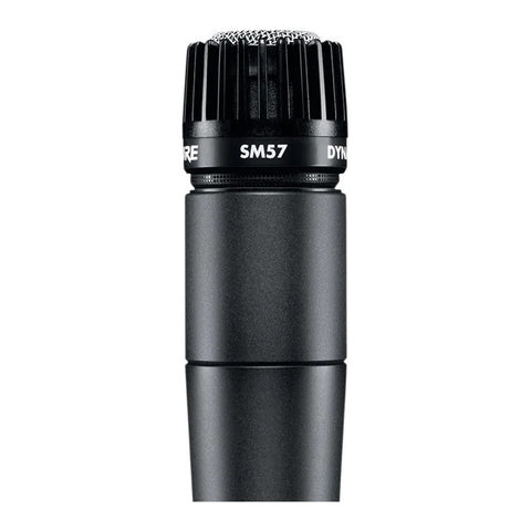 Microfono Dinamico P/instrumento Voz Original Shure Sm57-lc Negro