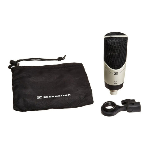 Micrófono Condensador True  P/ Grabación, Sennheiser Mk4 Negro/plata