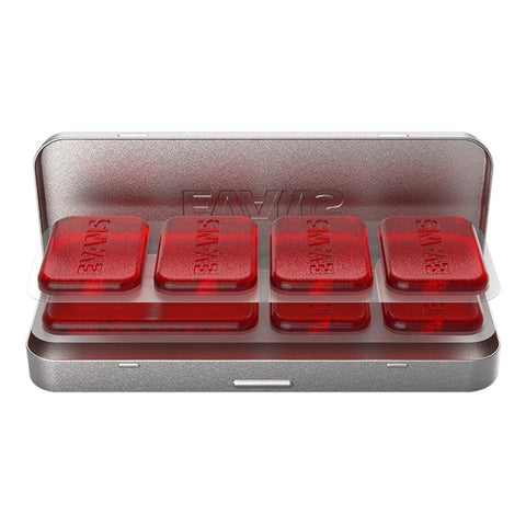 Ahogador De Gel P/batería P/ Platillo O Tambor Evans Eqpods Rojo