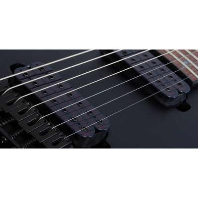 Guitarra Eléctrica Schecter Damien-7 Negro Satinado