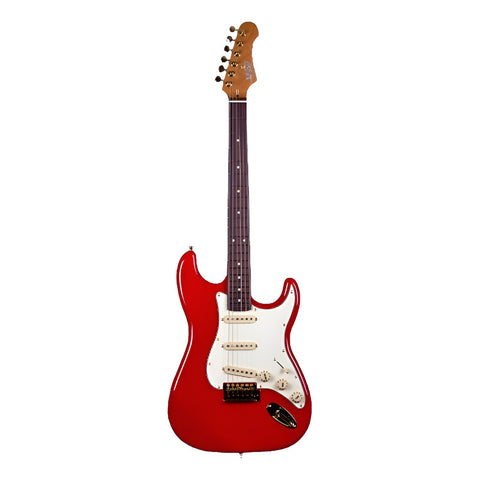 Guitarra Eléctrica Jet Guitars Js-380 Rojo Red Material Del Diapasón Palisandro Orientación De La Mano Diestro