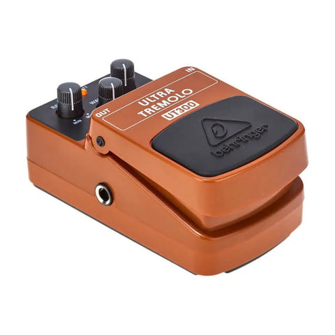Pedal Ultra Trémolo Para Guitarra, Behringer Ut300 Naranja Claro